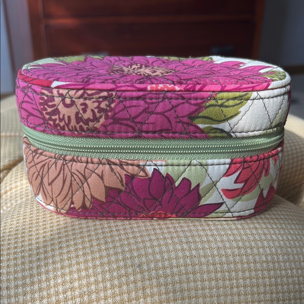 Floral Quilted Jewelry Case
